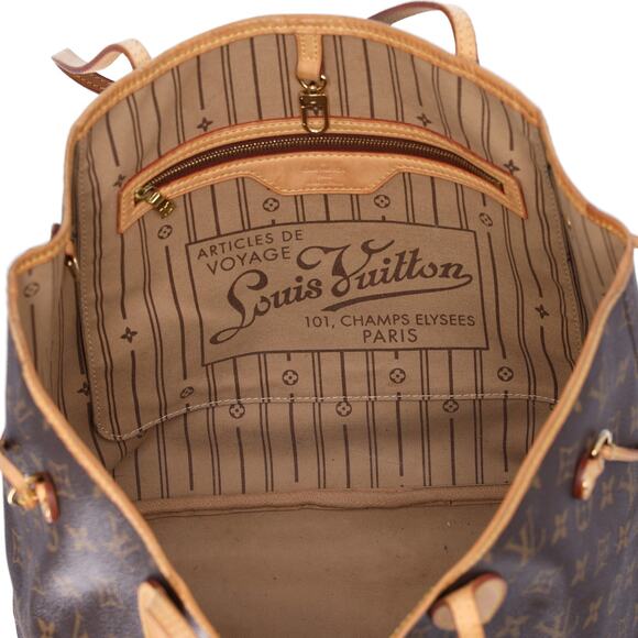 Louis Vuitton Neverfull MM Monogram Tote Bag M40156 Canvas - Picture 5 of 8